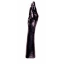 All Black Fisting Hand mit Arm schwarz 39 cm