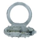 Silicone Soft Cock-Ring transp. m. Vibr.