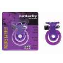 Cock & Ball Harness Butterfly purple