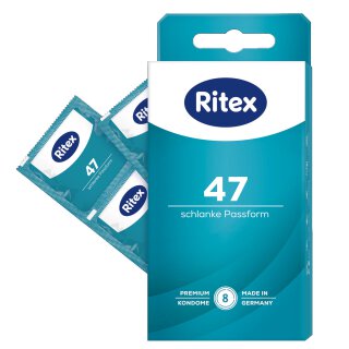 Ritex 47 schlanke Passform 8 Kondome