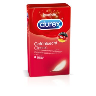 Durex Gefühlsecht Classic 3/8/22/40/100 Kondome