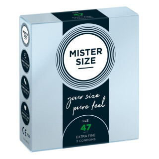 Mister Size 47 mm 3 Kondome