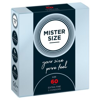 Mister Size 60 mm 3 Kondome