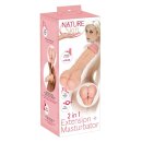 Nature Skin 2 in 1 Sleeve-Masturbator-Penishülle, anale...