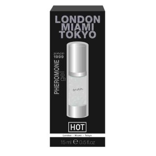 HOT MAN Pheromon-Gel London-Miami-Tokyo 15ml
